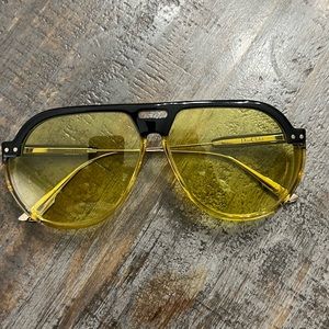 Dior DIORCLUB3 BLACK YELLOW/YELLOW 61/12/145 unisex Sunglasses